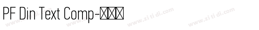 PF Din Text Comp字体转换